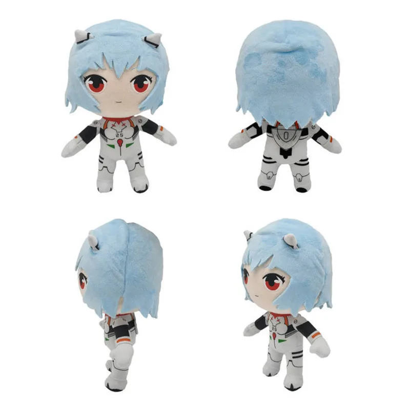 

20cm Cute Rei Plush Toys Kawaii Ayanami Rei Plush Dolls Anime Stuffed Plush Toys Christmas Birthday Gift For Kids Childfren