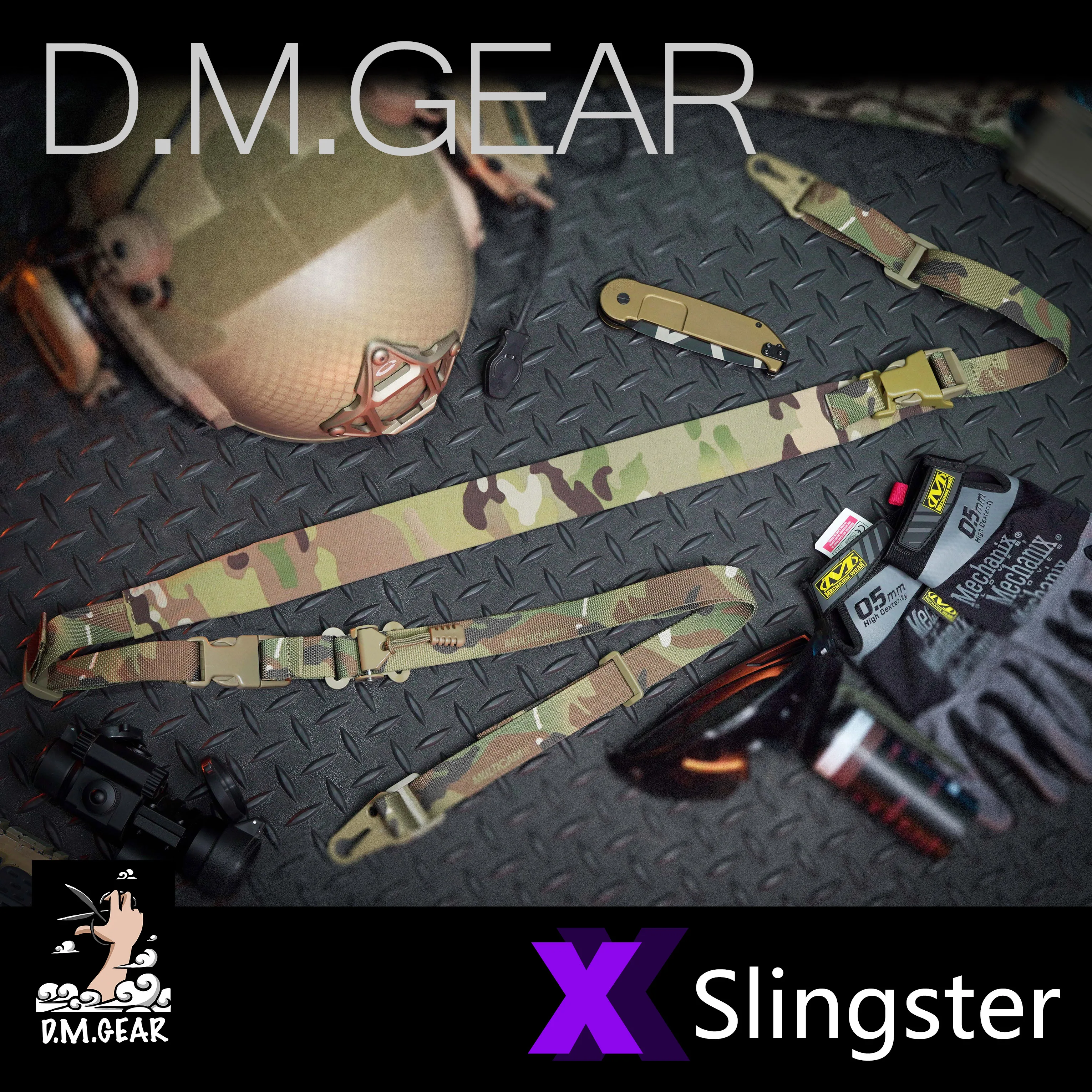 

Dmgear Airsoft X Slingster Mk2 Multicam Sling 2 Point Rifle Sling Hunting Gun Accessories Tactical Gear Military Equipment Army