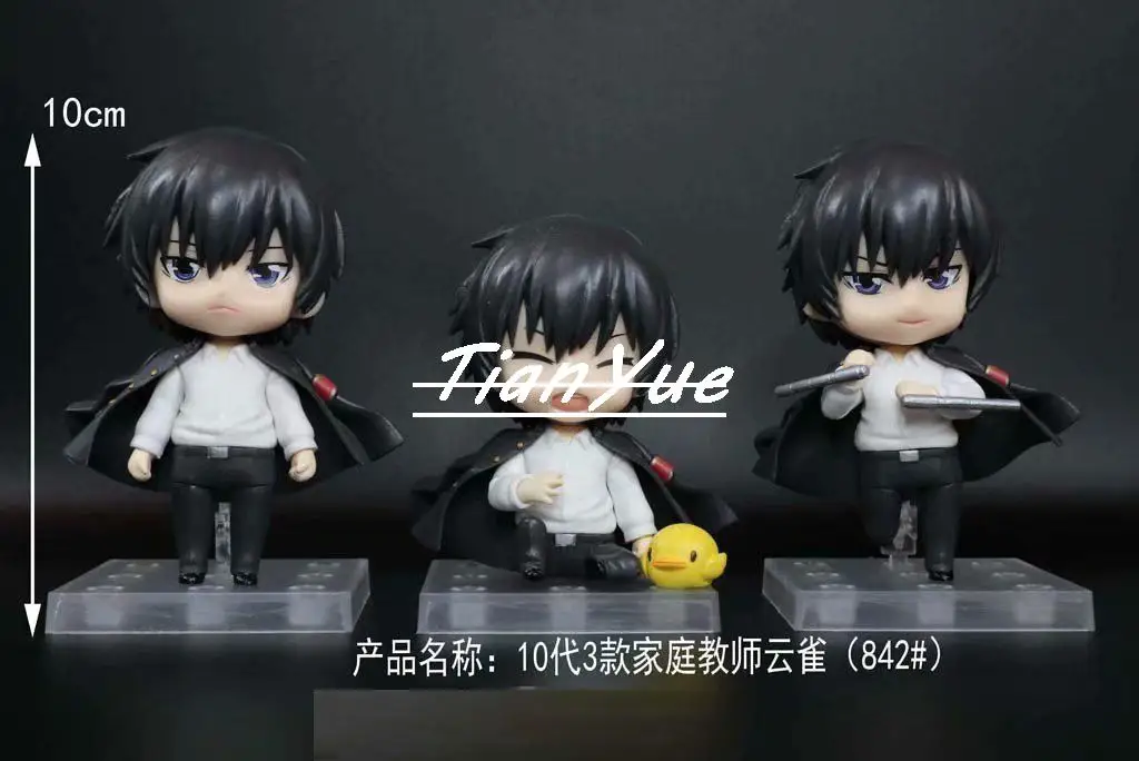 

Anime 3pcs/set HITMAN REBORN! Hibari Kyōya Cute Ver. Sexy Girls PVC Action Figure Model Toys 10cm