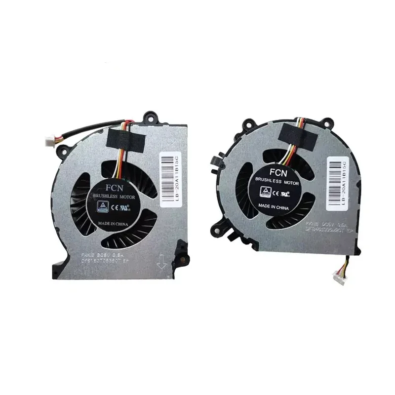 Новый кулер для ноутбука охлаждающий вентилятор процессора и графического Hasee TX6