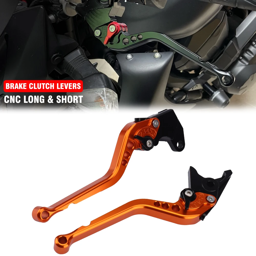 

Long/Short Brake Clutch Levers Fits For 1290 Super Adventure S/T/R 2015-2022 / 1190 ADV 2013-2016 Motorcycle Adjustable Handle