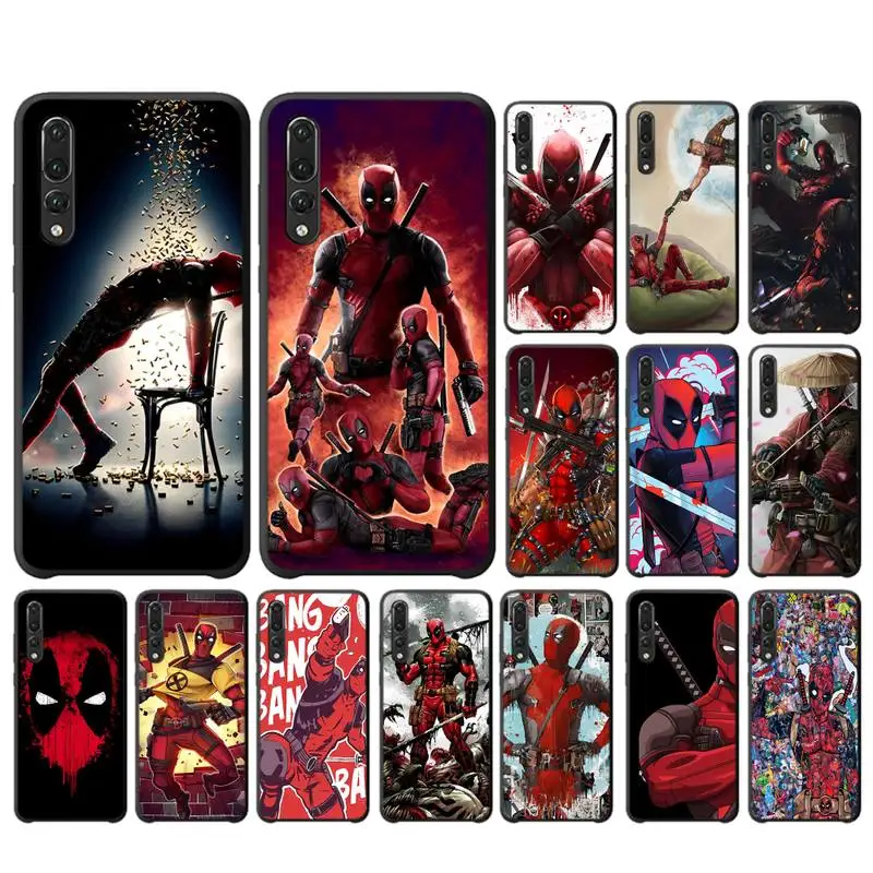 

Disney Deadpool Phone Case for Huawei P30 40 20 10 8 9 lite pro plus Psmart2019