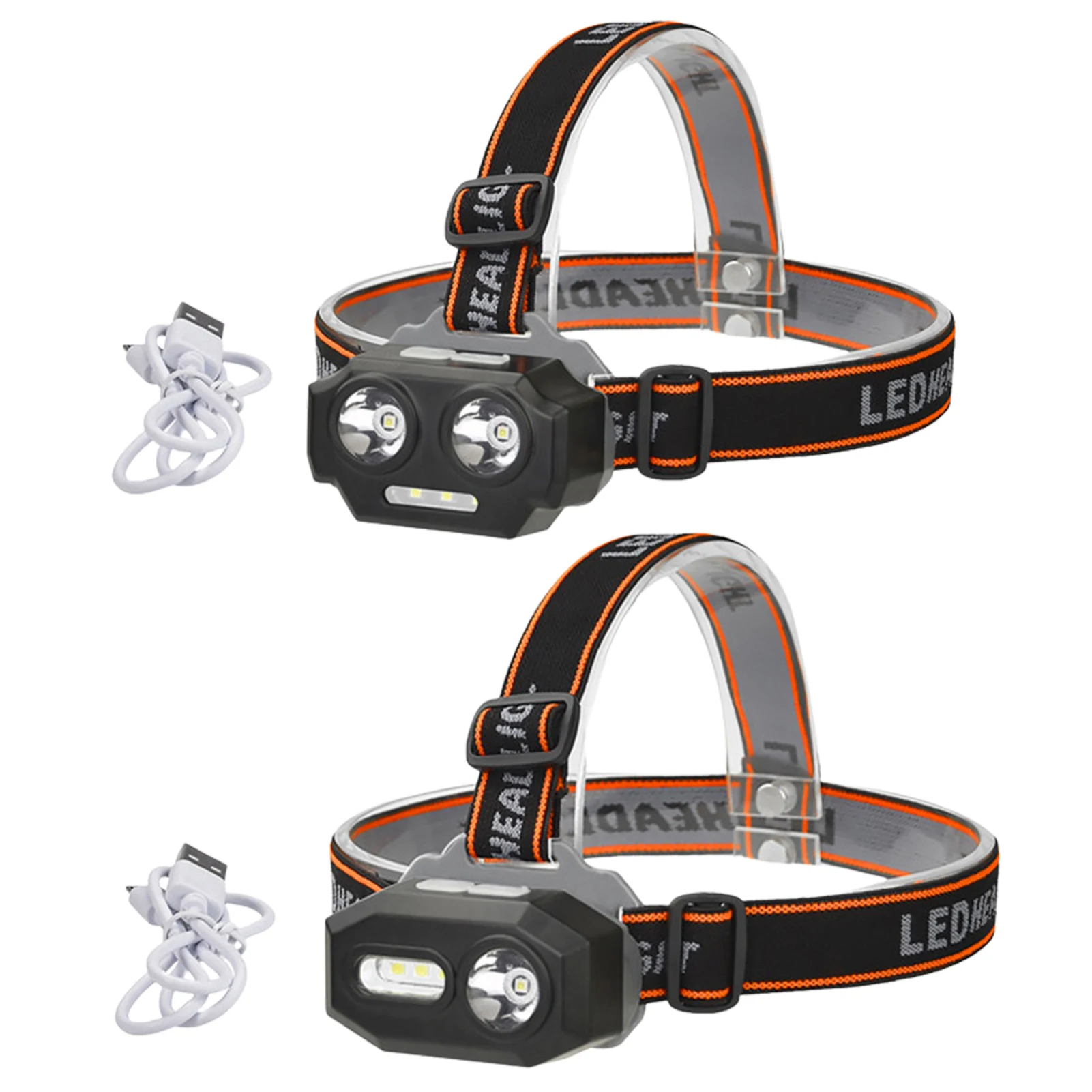 

Портативный Яркий налобный фонарь, налобный фонарь, перезаряжаемые Налобные фонари с Micro-USB, IPX6, водонепроницаемые светодиодные Налобные фо...