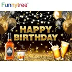 Фон для фотосъемки с изображением виски и золотых пятен