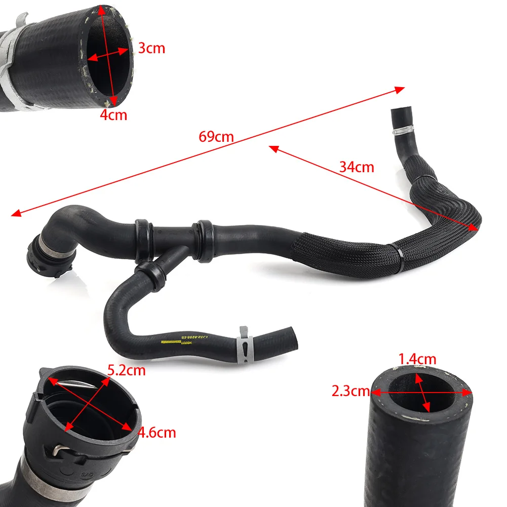 Даунпайп двигателя автомобиля водопроводная труба радиатора охлаждающей