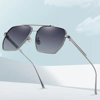 polarized sunglasses for women men classic brand designer square trendy sunglasses woman high quality metal uv protective