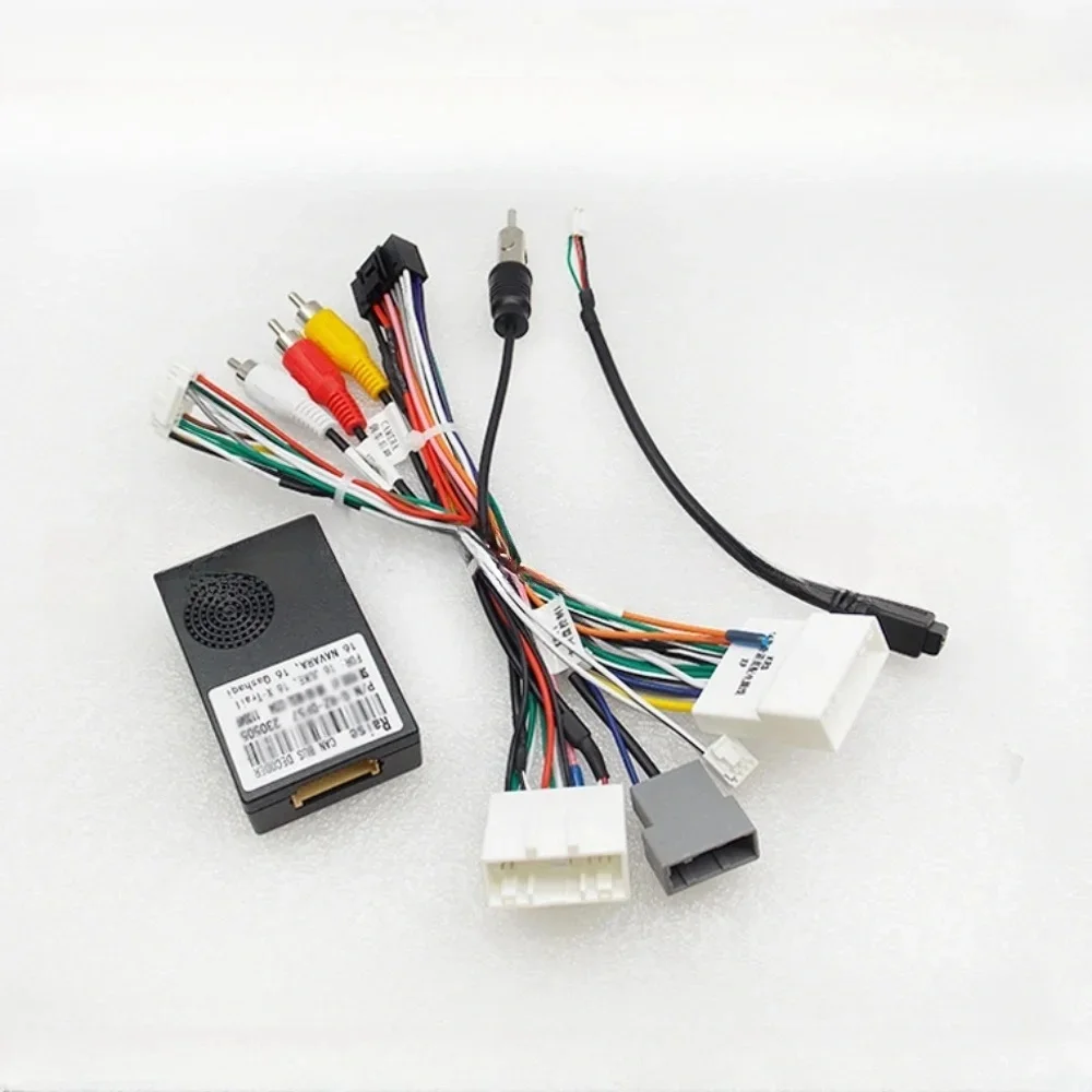 

16-контактный кабель Canbus Box для Nissan NP300/Juke/March/Micra/Qashqai J10/Navara/Xtrail T32/Pulsar C13, поддержка 360 оригинальной камеры