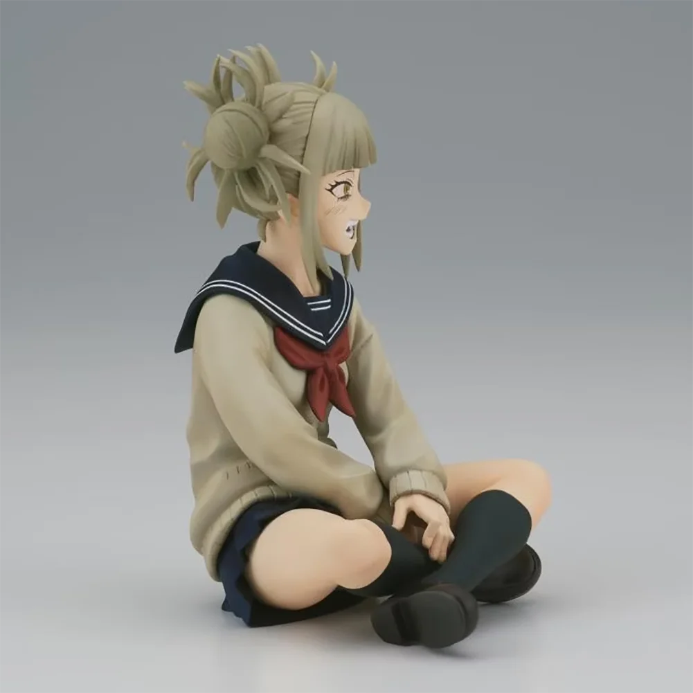 Фото MHA Hero Academia toga himiko фигурка коллекция аниме куклы игрушки Uraraka Ochako сидящая фигурка модель мальчик девочка подарок 10 см №3