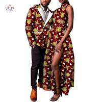 new bintarealwax couple african clothes for lover sexy african women dress and men blazer print wax lover suits party wyq664
