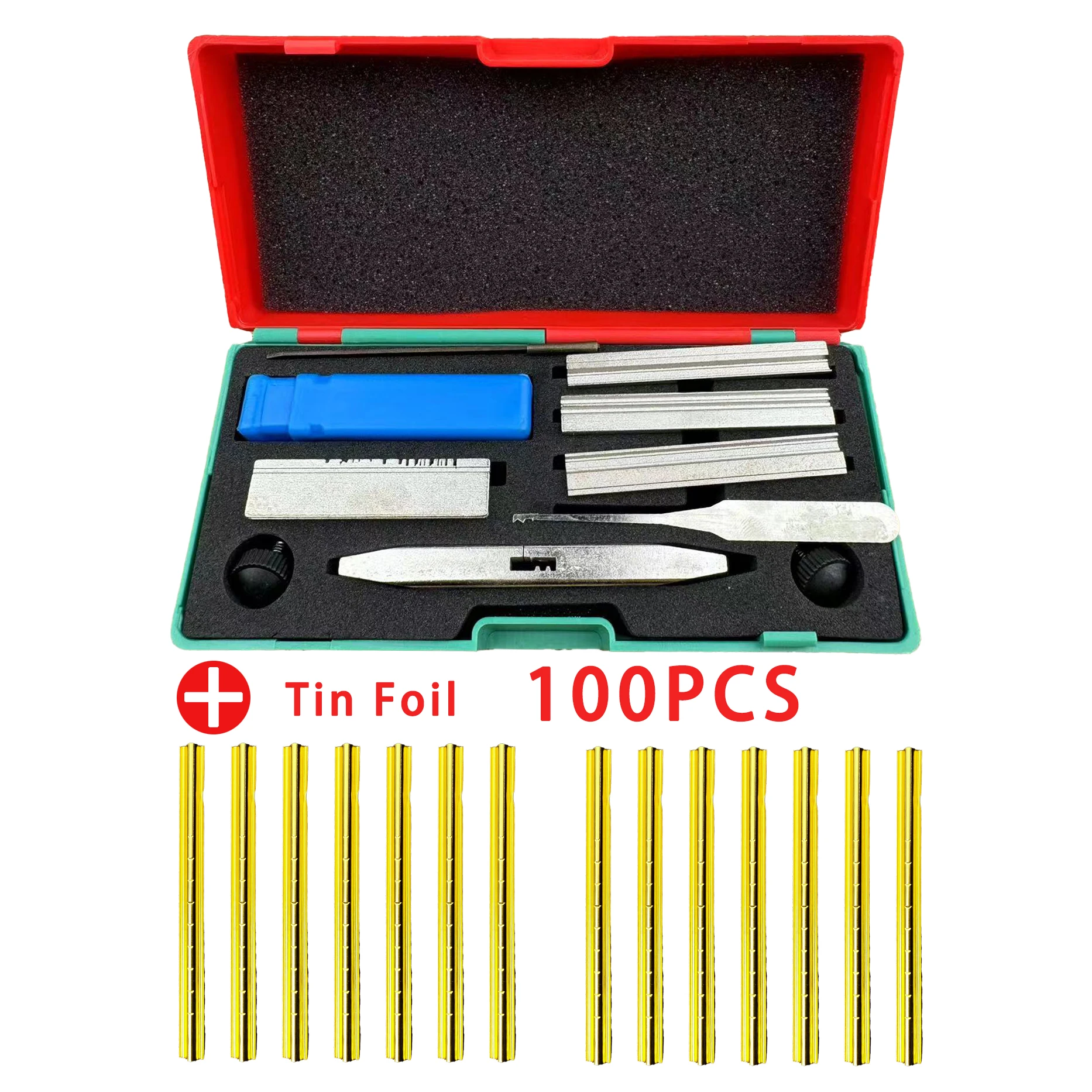 

Инструменты из оловянной фольги в упаковке AB с тремя головками, полный набор и стандартная версия