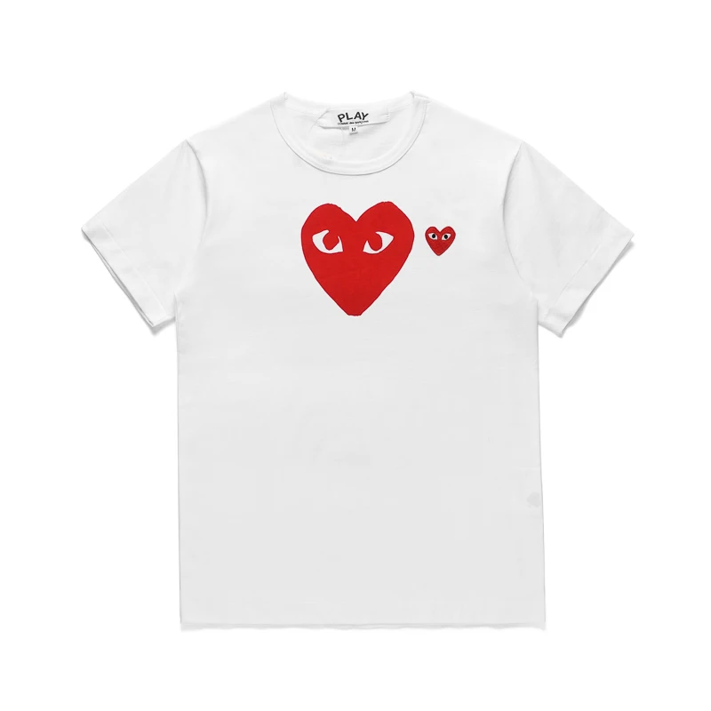 

Unisex Letter Printed Round Neck Short Sleeve All-match Men's And Women's PLAY T-shirt