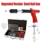 Новейшие миниатюрные стальные гвоздезабивные пистолеты, 4 передачи, регулируемый автоматический шлаковый глушитель, Потолочный Настенный якорь, проволочный декор, крепежный пистолет с заклепками