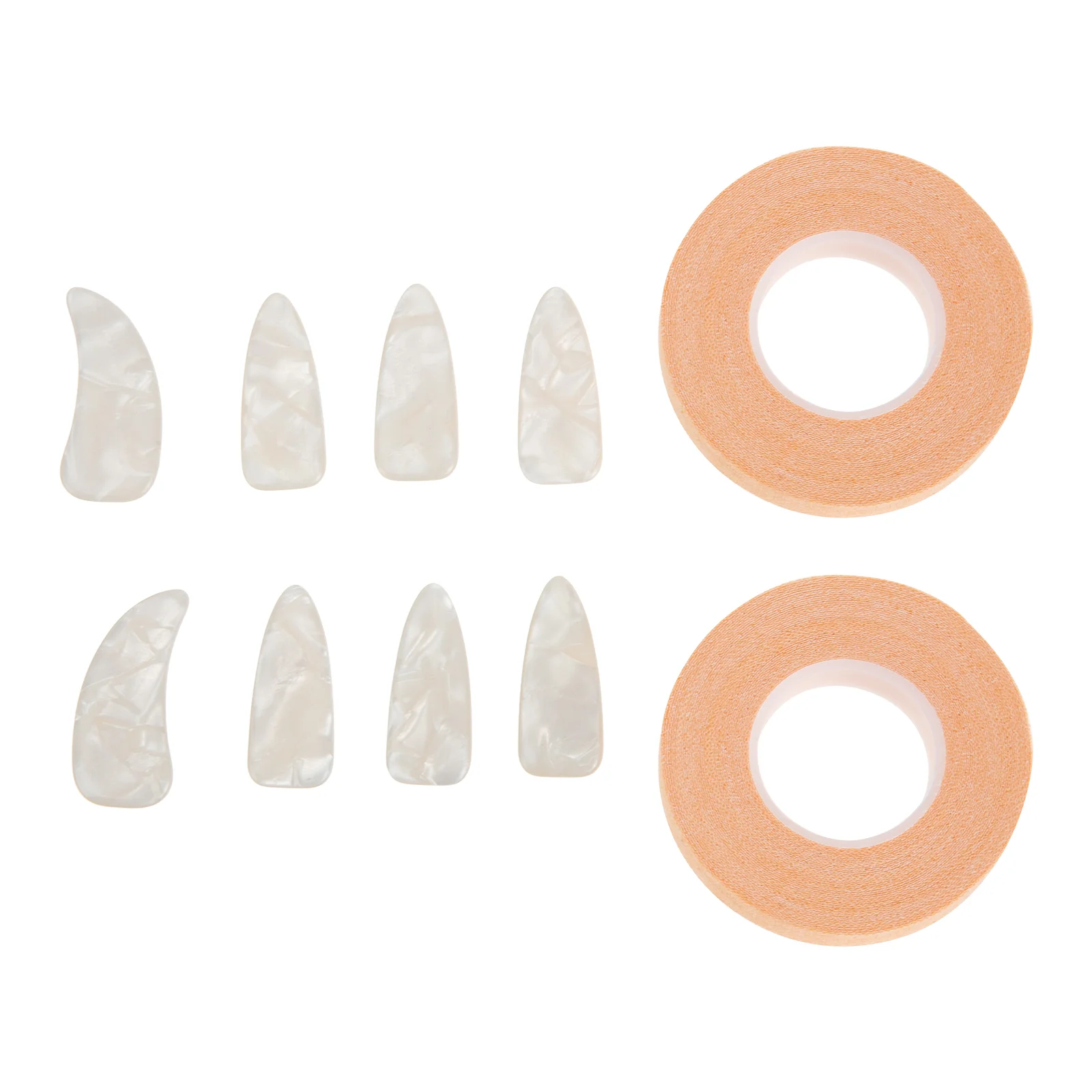 

Brass Fittings Guzheng Nails Supplies Twine Practice Covers White Protectors Child