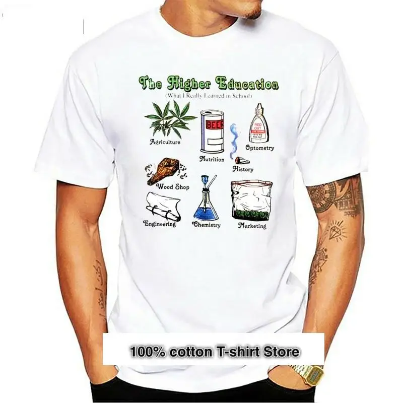 

Camisetas de manga corta con cuello redondo para hombre, camisa divertida de algodón para chico, hierba, 2018, 420