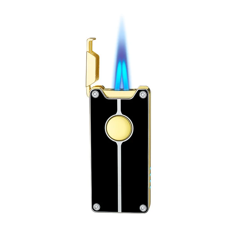 

Induction Ignition Windproof Inflatable Double Direct Impact Creative Lighter Electronic Ignition Power Display Lighter