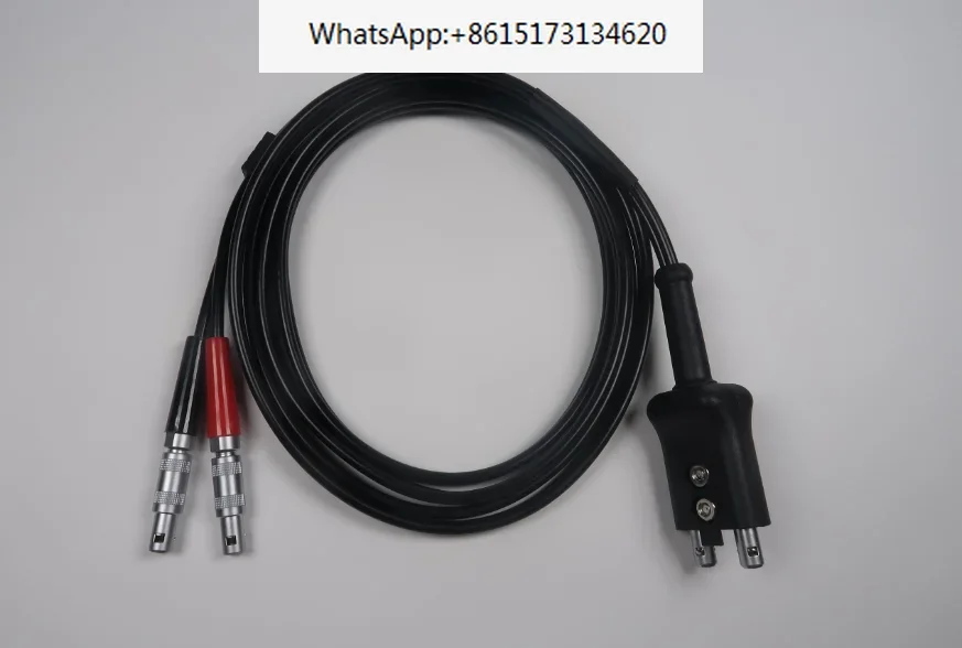 Кабель UT совместимый с стильной вилкой LEMO 00 для двойного эквивалент GE/Krautkramer DA233