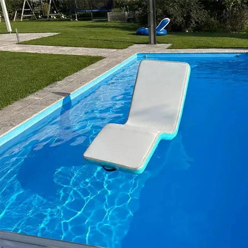 Одиночный надувной шезлонг бассейн плавание кресло для загорания диван-лежак