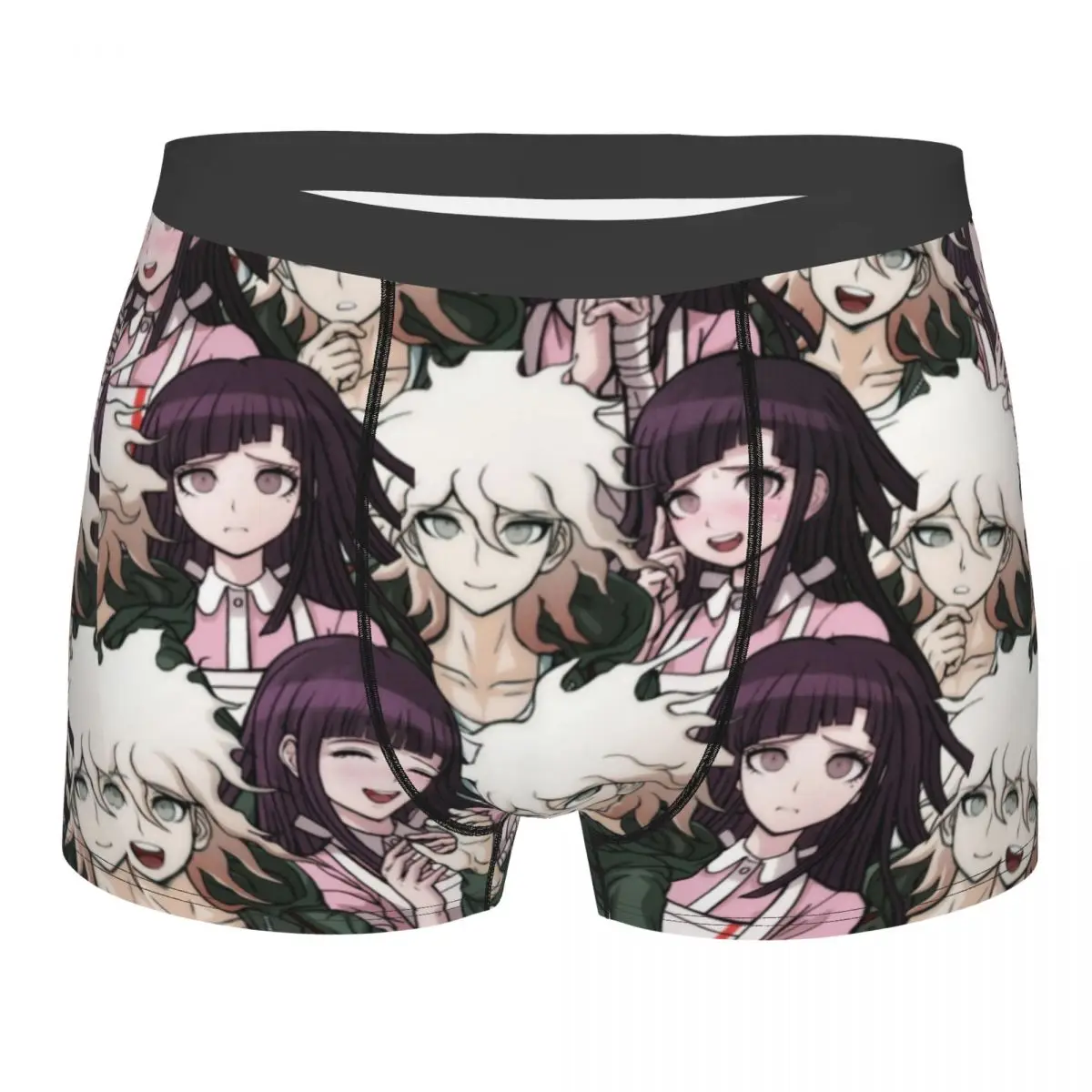 

Man Nagito Komaeda Mikan Tsumiki Underwear Danganronpa Anime Funny Boxer Shorts Panties Homme Breathable Underpants