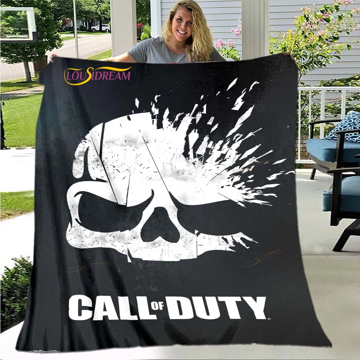 

Call of Duty Blanket Bed Blanket Travel Adult Blanket Soft Bedspread Office Flannel Blanket Throw Blanket Picnic Blanket