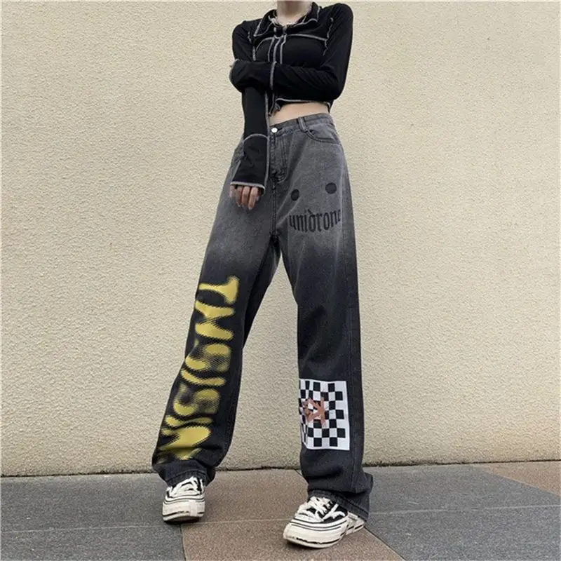 

Jeans Thin Section High Waist Loose Pants