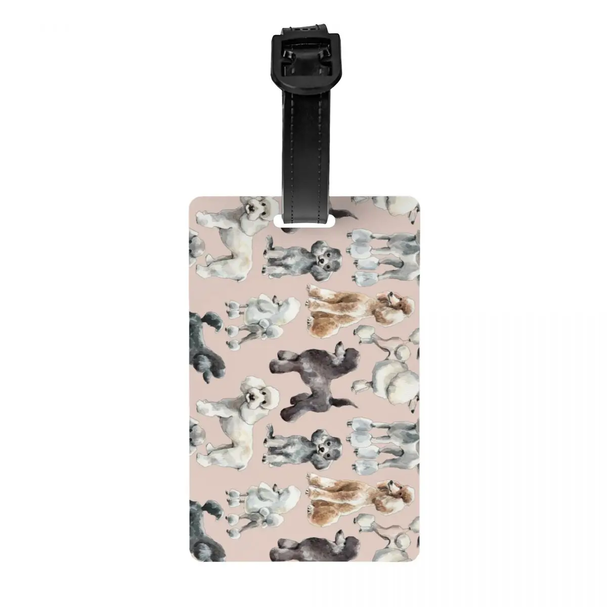 

Бирки для багажа в виде пуделя для чемоданов, забавные бирки для багажа в виде пуделей, личная Обложка для багажа