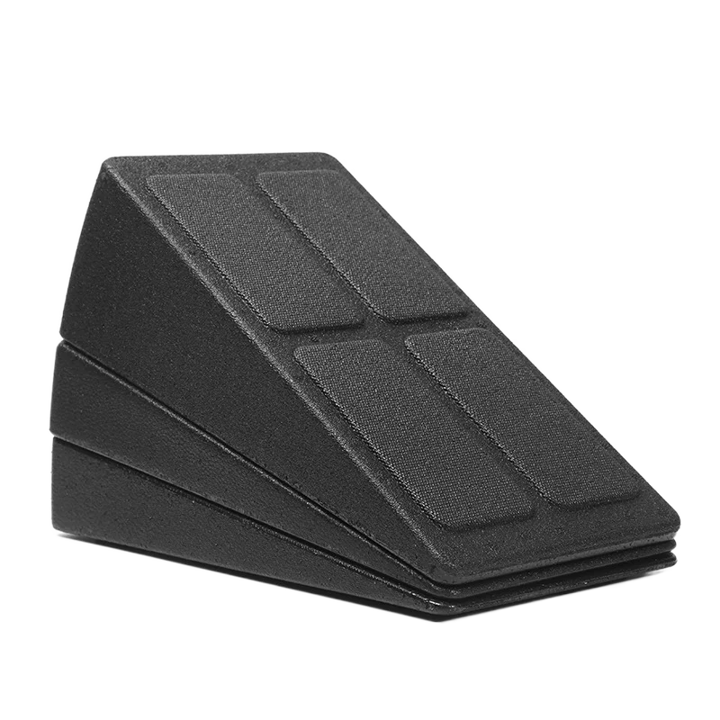 

3Pcs Yoga Slanting Board Squat Wedge Adjustable Non-Slip Yoga Wedge Slanting Squat Board Strength Foot Stretcher Accessories