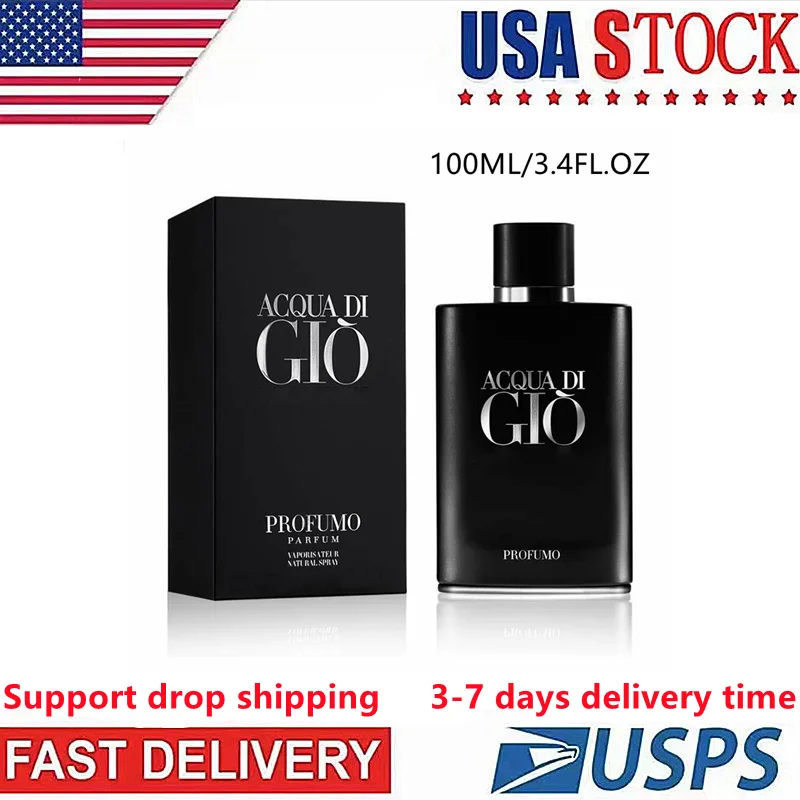 

Men's Perfum Acqua Di Gio Profumo Black Gio Eau De Parfum Long Lasting Fragrance Spray Cologne Men Fragrance