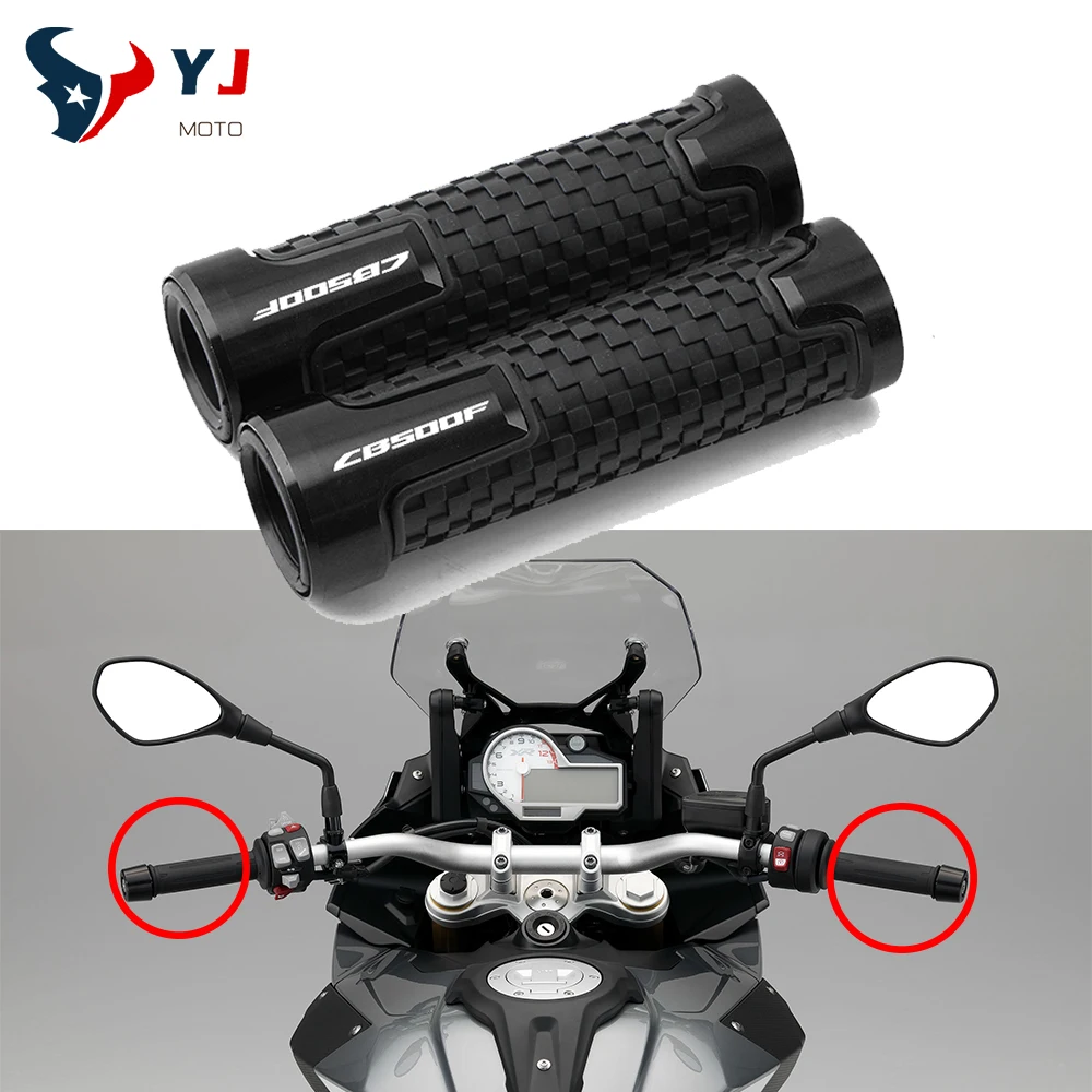 

7/8'' 22mm Motorcycle Aluminum Accessories Handlebar Handle Bar End Grip Cap For Honda CB400 CB500F CB500X CB600F CB750 CB1100