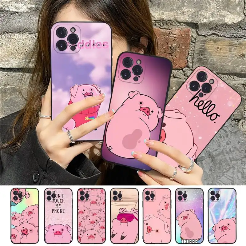 

Disney Gravity Falls Waddles Phone Case Silicone Soft for iphone 14 13 12 11 Pro Mini XS MAX 8 7 6 Plus X XS XR Cover