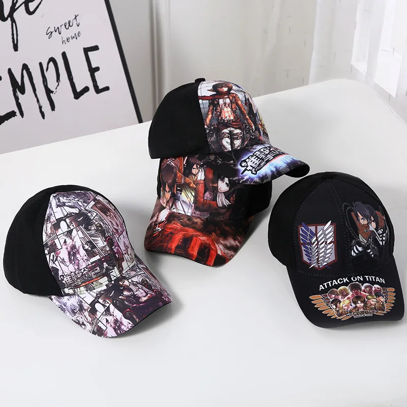 Кепка из аниме атака на Титанов бейсбольная кепка для взрослых с принтом крыльев