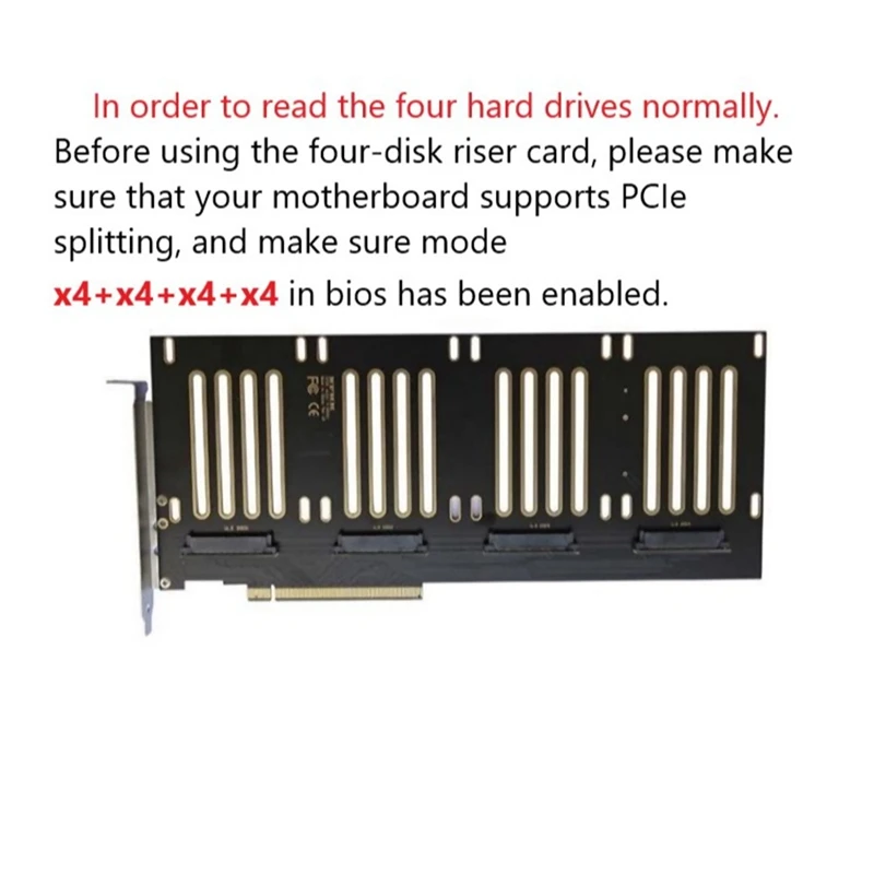 PCIE 3 0 X16 к U.2 SFF8639 хост-адаптер для PCIe SFF-8639 SSD Райзер-карта SATA-Express двойной отсек