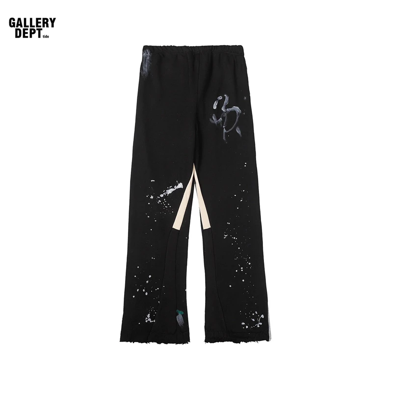 Gallery Dept Tide 2023 New Fashion Spring and Autumn Painted Flare SweatPant High Quality Pant Men Women Street Trousers images - 6