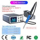 Обновленная Интеллектуальная паяльная станция Aixun 200 Вт T3A с электрическим паяльником T245, сварочные наконечники для ремонта SMD BGA