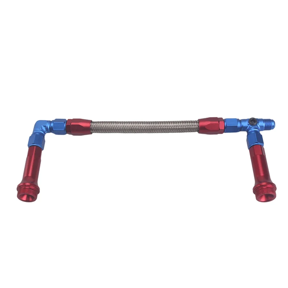 AN6 6AN двойная подача топливная линия для карбюратора Holley 4150 Carb из нержавеющей