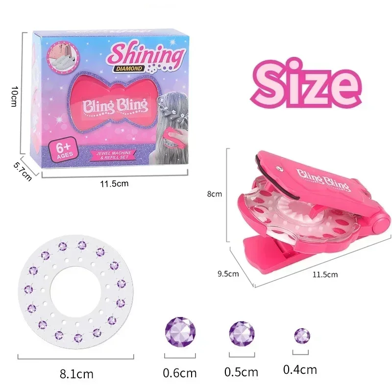 180 шикарные драгоценные камни для волос роскошный набор игрушек макияжа