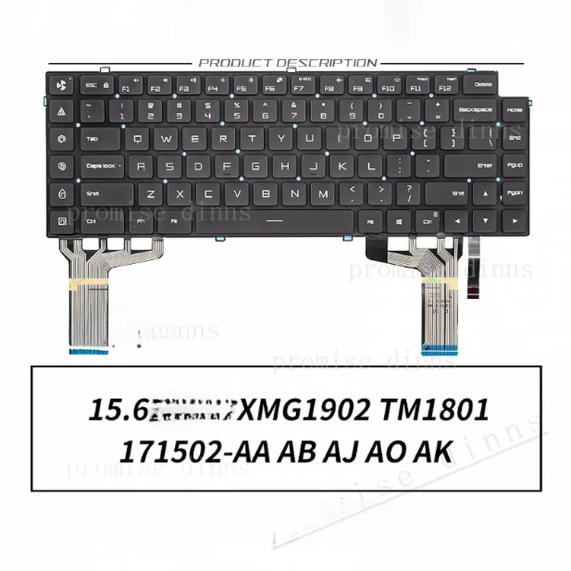 Фото Клавиатура для ноутбука Xiaomi RedmiBook 15.6 XMG1902 171502-AA AB AJ AO AK TM1801 №2