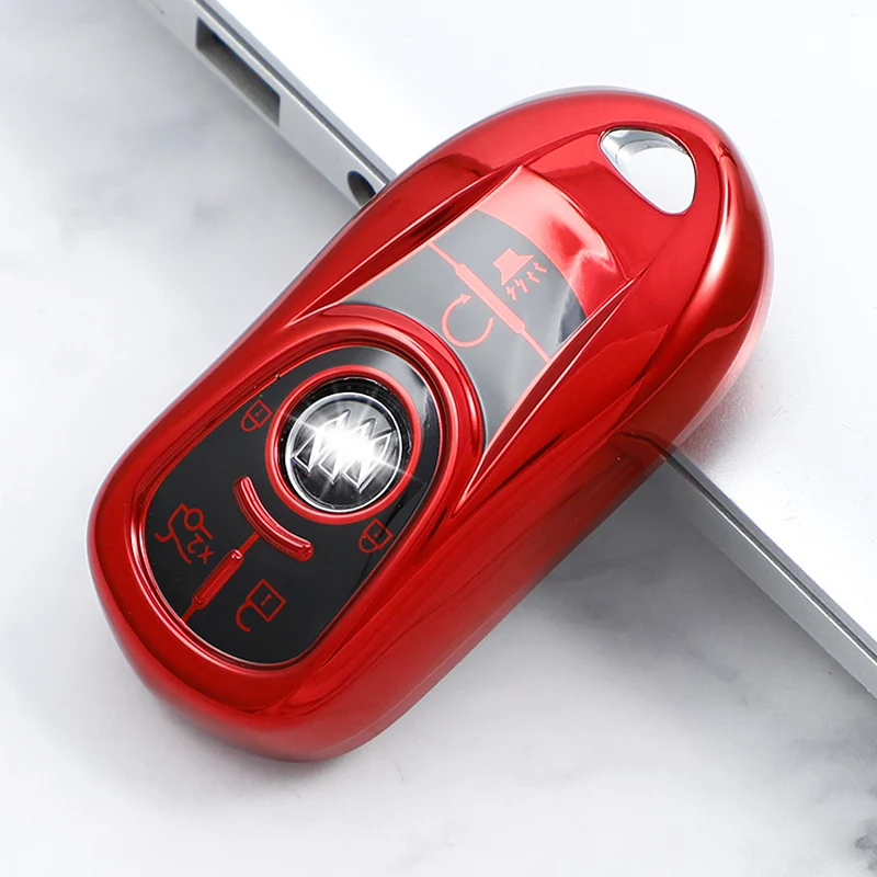 

Чехол для автомобильного ключа из ТПУ, чехол, защитный чехол, 5/6 кнопок для Buick Encore Envision Excelle Lacrosse Regal Verano GX GL6