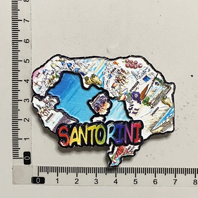 Санторини 3D магниты для холодильника туристические сувениры магнитные