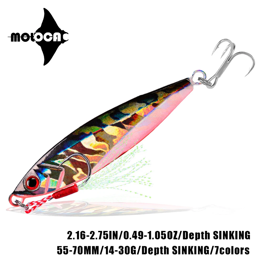 

2022 Metal Fishing Accessories Jig Lure 14-30g Sinking Jigging Peche En Mer Leurre Carp Isca Artificial Angeln Zubehor Equipment