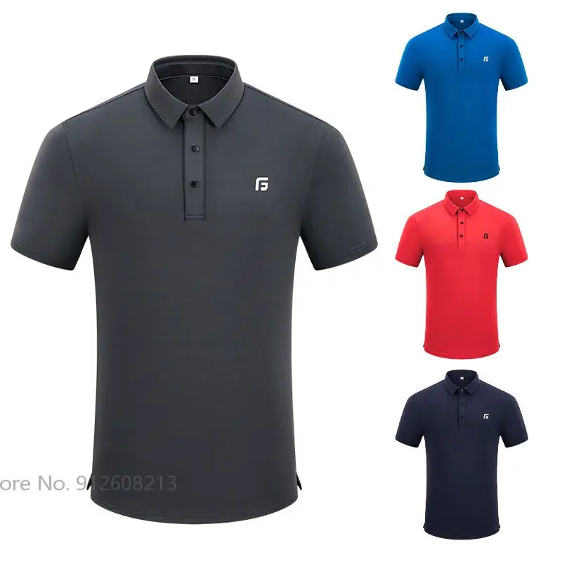 Ist Men Anti-sweat T-shirts Summer Male Breathable Golf Polo