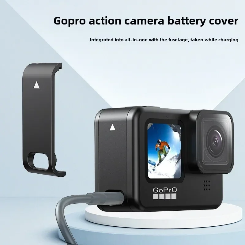 Ulanzi для GoPro 13 12 11 10 9 8 пластиковая крышка батарейного отсека черная перезаряжаемая