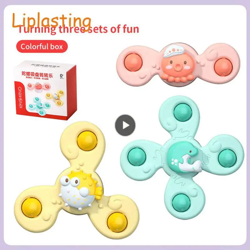 

Relief Stress Game Promote Brain Development Fingertip Rattle Toys Fidget Spinner Children Gift Insect Gyro Toy Suction Design