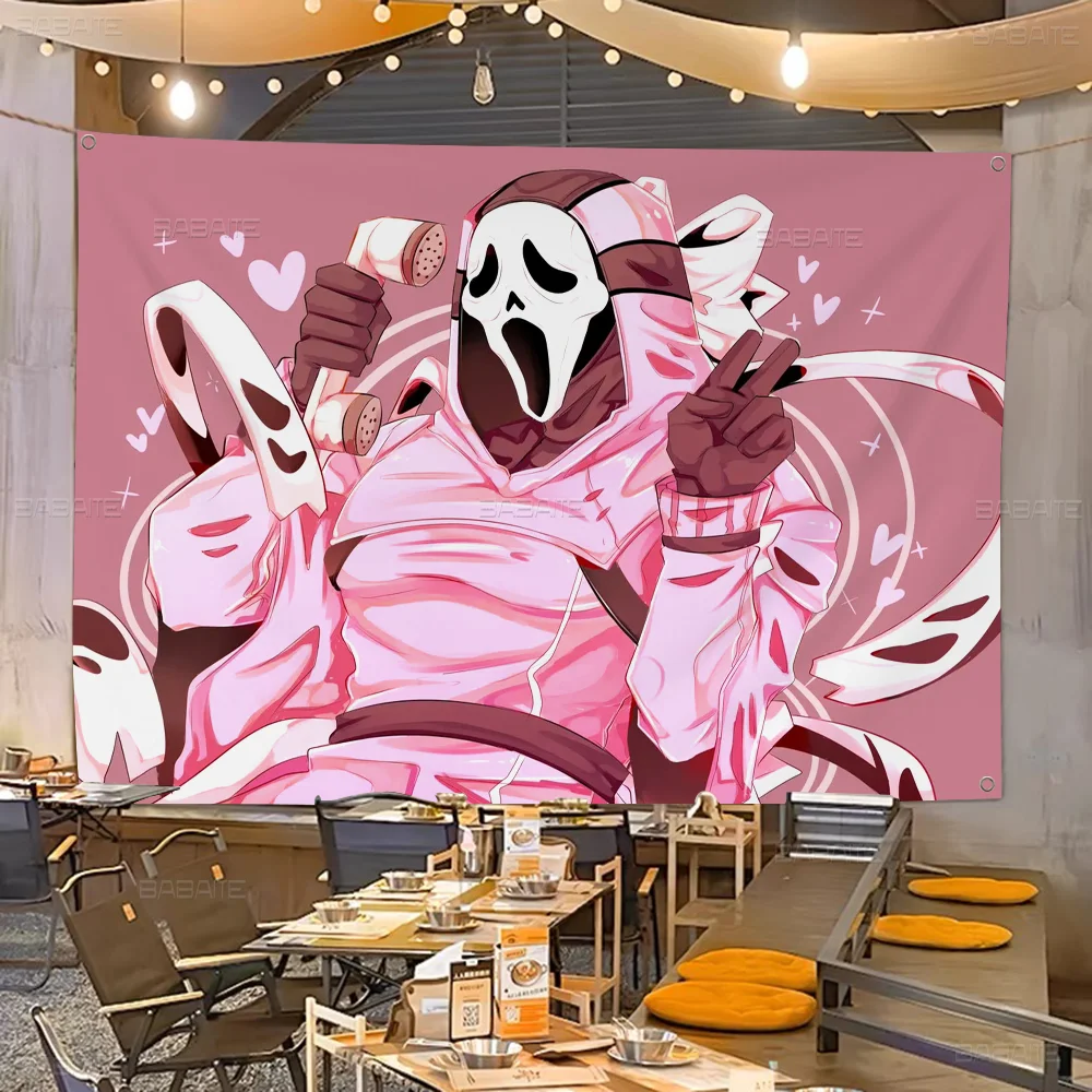 G-Ghostface H-ужас S-Крик искусство аниме Таблица флагов для гостиной дома и общежития