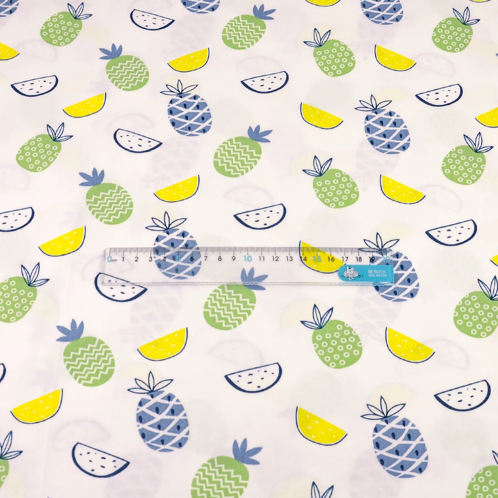 Teramila Красный Фруктовый принт хлопок Лоскутная Ткань Высокое качество для шитья