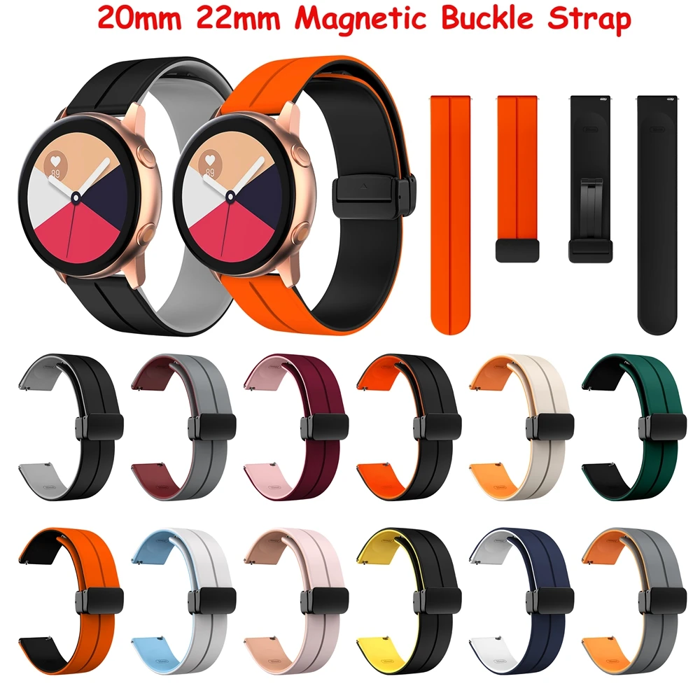 

20 22mm Smart Watch Strap For Huawei Watch GT3 GT 3 42 46mm GT4 Pro/Buds Wristband GT 2 GT2 Pro 46mm Silicone Watchband Bracelet