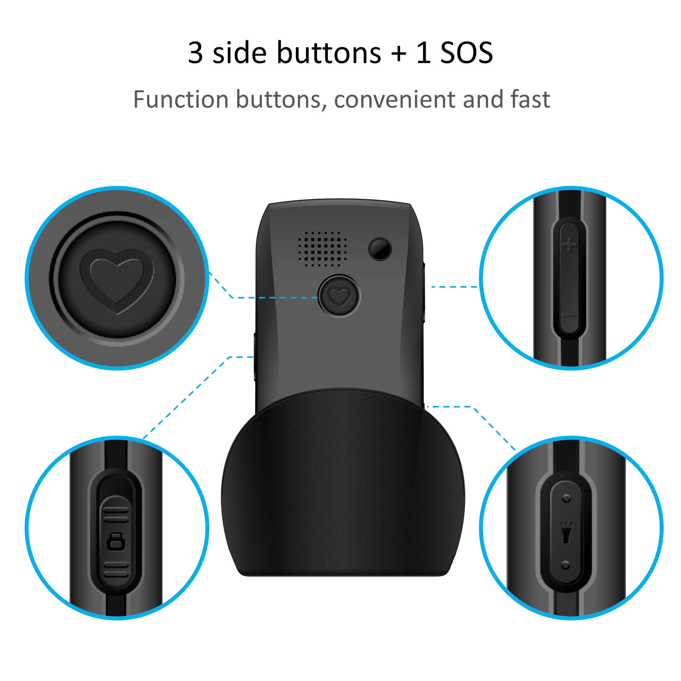 big button mobile phone for elderly artfone c1 dual sim old phone 1400mah battery unlocked senior mobile phone with sos emerg free global shipping