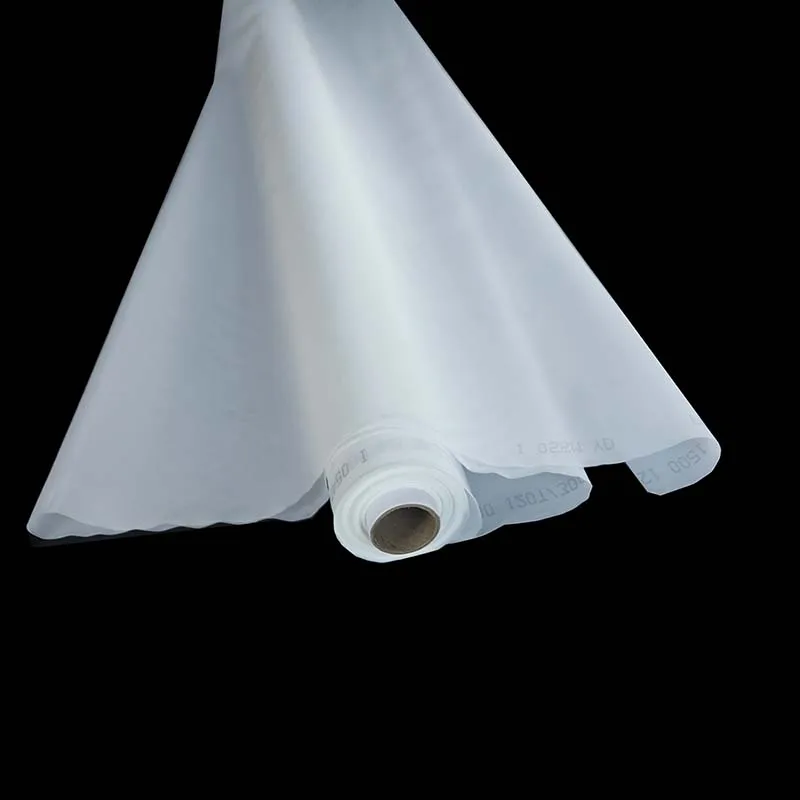 

White 127/145/165cm Width Silk Screen Mesh 16T 40Mesh 180UM Durable Polyester Screen Printing Mesh Fabric 1/5/10/30Meters