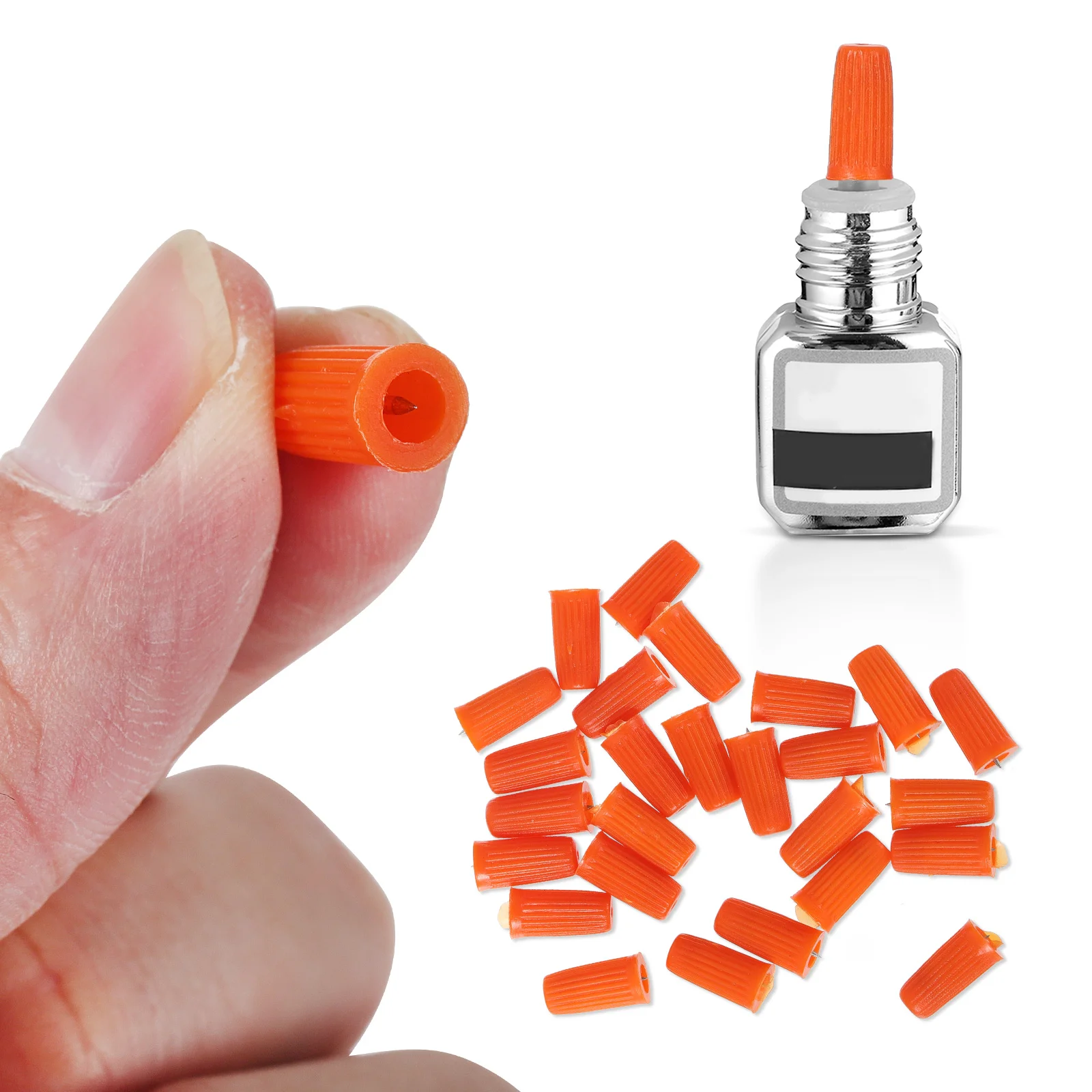 

Glue Eyelash Bottle Nozzle Remover Extensions Tips Lash Extension Capsreplacement Tools Plug Bottleswide Mouth False Eyelashes