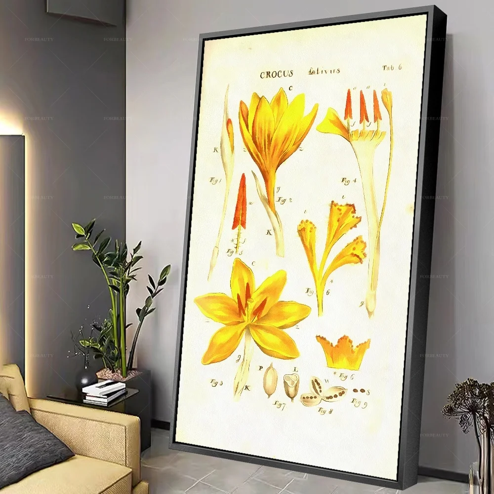 

ForBeauty Современный абстрактный цветок с фруктами, холст, живопись для улицы, гостиной