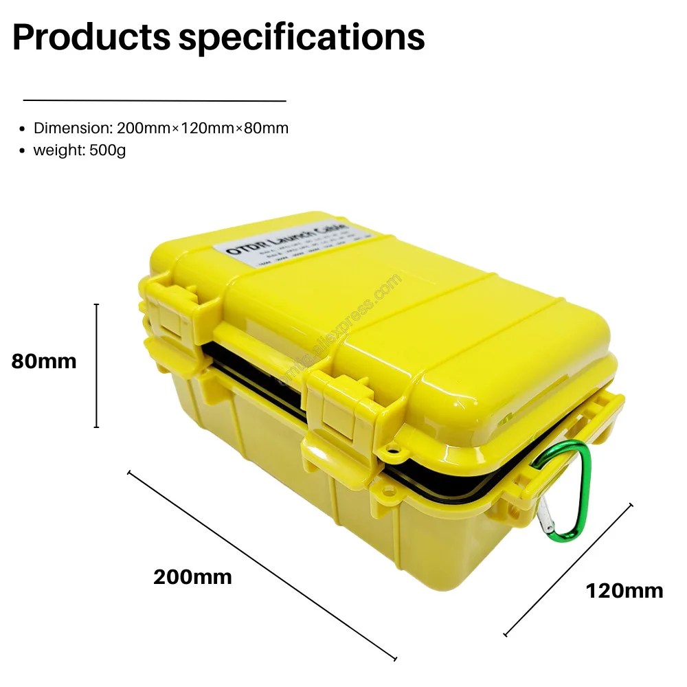 SC/APC-SC/UPC OTDR Dead Zone Eliminator,Fiber Rings 500M Optic Launch Cable Box 1Km 2Km SM 1310/1550nm